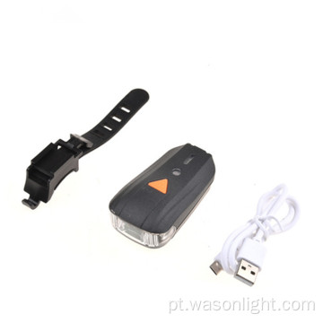 USB recarregável 5 modos frente bicicleta luz